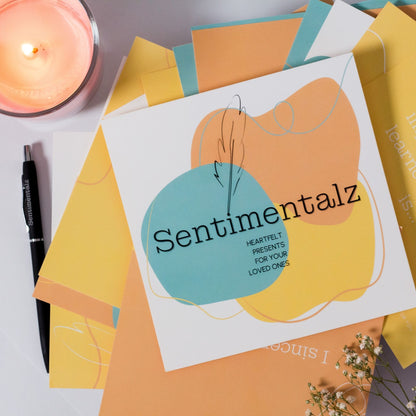 Geschenk für Partner, Familie und Freunde: Kartenset zum Ausfüllen für jeden Anlass, Sentimentalz